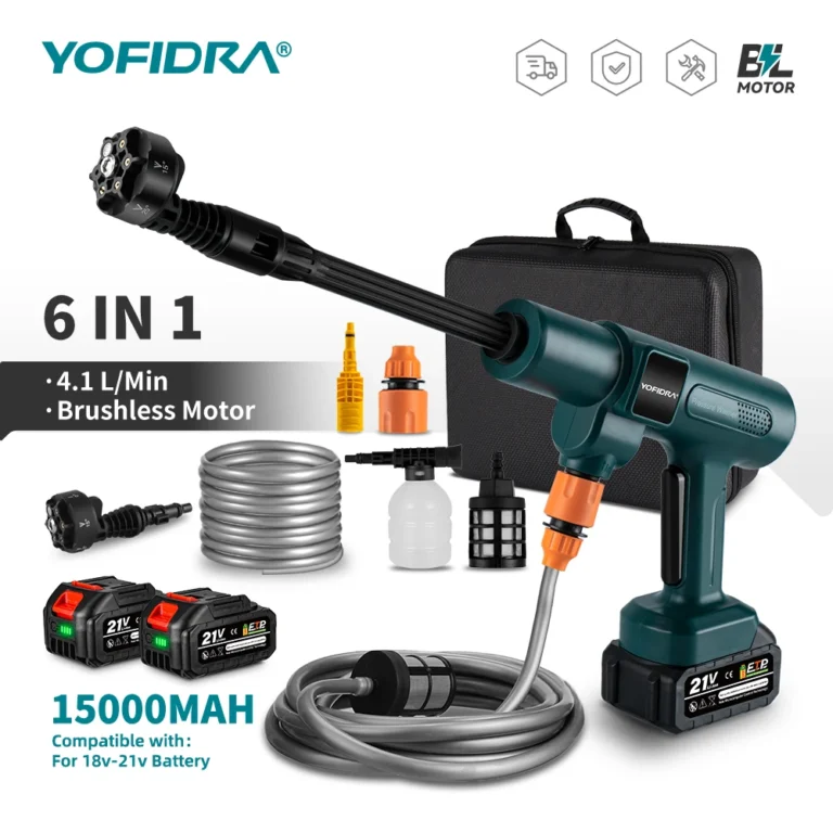 Hidrolimpiadora a batería YOFIDRA 6 en 1 a 57,39 € (-55 %): motor sin escobillas y envío desde España