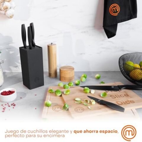 Juego de Cuchillos MasterChef con Taco a 22,99 € (-34%): oferta flash para renovar la cocina