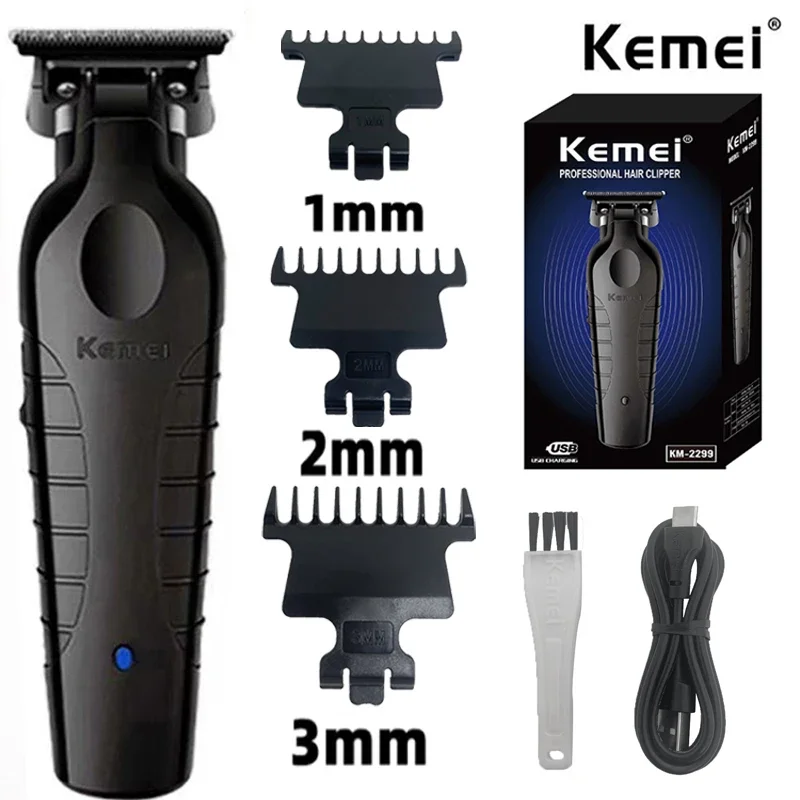Cortapelos profesional Kemei KM-2299 por 12,06 € (-71%): batería de 1200 mAh y carga USB