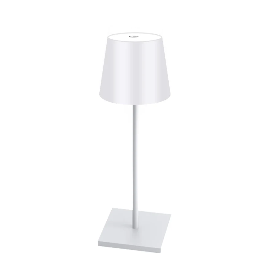 Lámpara de mesa LED recargable a 10,96 € (-56%): luz táctil sin cables para el escritorio o la terraza