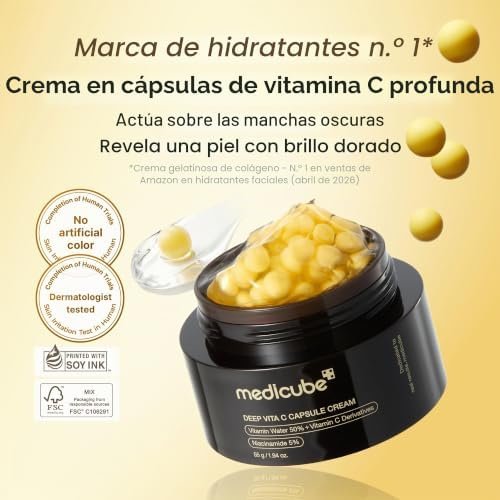 Hidratante medicube Vitamina C a 13,78€ (-35%): piel radiante