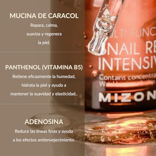 Sérum de Baba de Caracol Mizon a 12,35€ (-48%): reparación intensiva para la piel