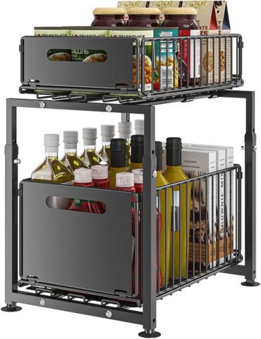 Organizador de cocina bajo fregadero YunNasi con altura ajustable: -31% por 27,53€