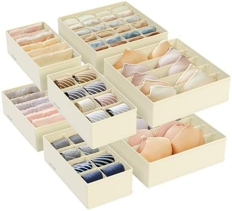 Pack de 8 organizadores de cajón SONGMICS a 14,44 € en oferta flash (-37%): el armario ordenado por menos de 2 € la caja