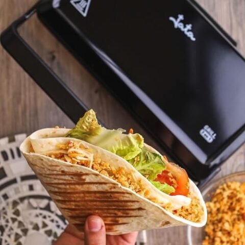 Parrilla Eléctrica Grill JATA 3 en 1 a 32,19€ (-30%): plancha, grill y sandwichera en un solo aparato