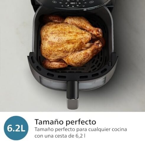 Freidora de Aire Philips 6,2L a 79,90€ (-31%)