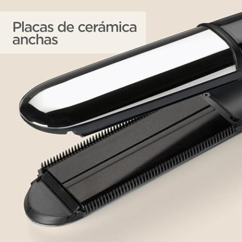 Plancha de Vapor BaByliss Steam Shine a 54,90€ (-54%): placas XL de turmalina-cerámica