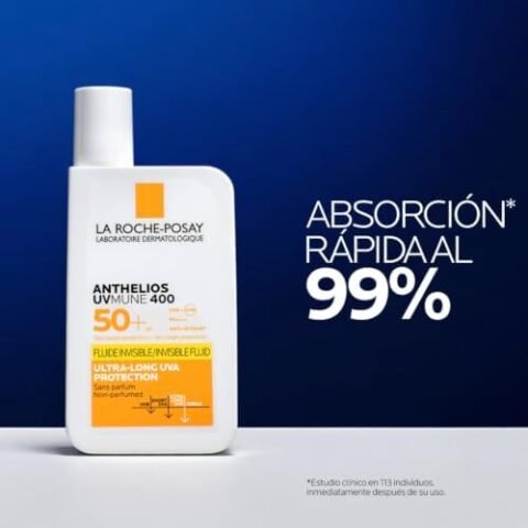 Protector solar La Roche-Posay Anthelios UVMune 400 SPF50+ a 14,39 € (-55%): 50 ml de farmacia a precio de supermercado