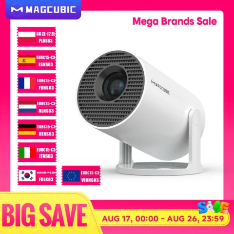 Proyector Magcubic HY300 Pro por 42,79 € (-56%): Android 14, WiFi 6 y 290 ANSI para cine en casa
