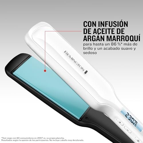 Plancha de pelo Remington Shine Therapy con aceite de argán, -40% de descuento