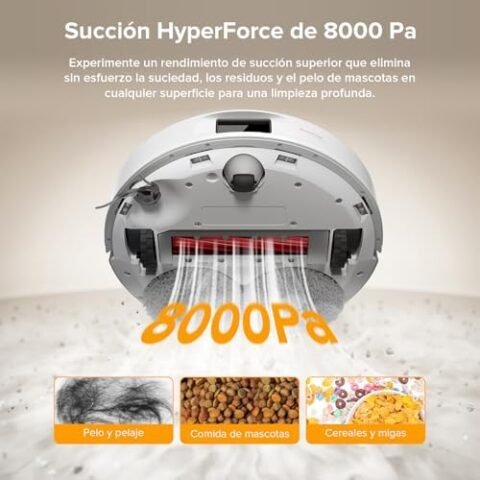 Roborock QV 35A a 299,98€ (-50%): el robot aspirador y friegasuelos con mopas elevables que se olvida de las manchas