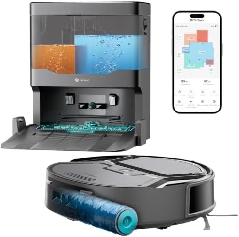 Robot aspirador Lefant M210 Omni por 279,99€: friega, aspira y se autolimpia con un 65% de descuento