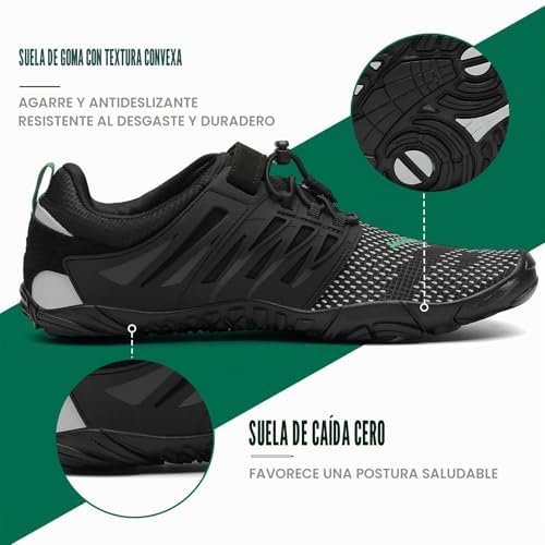 Zapatillas barefoot SAGUARO a 25,49€ (-36%): minimalistas para trail