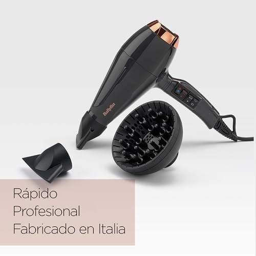 Secador BaByliss Italian Air Pro a 37,90€ (-46%): motor profesional AC con difusor incluido