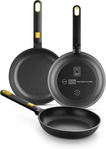 Set 3 sartenes BRA Daily Pro a 40,49 € (-37%): aluminio fundido y antiadherente sin PFOA