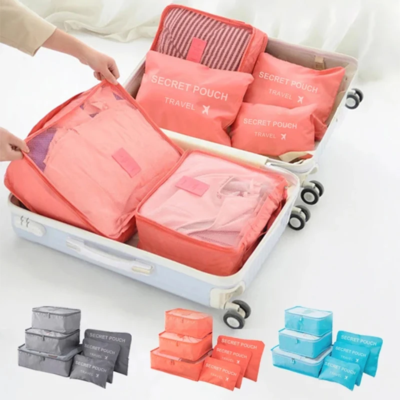Set de 6 bolsas organizadoras de maleta a 5,59€ (-65%): haz la maleta en orden