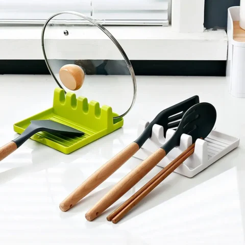 Soporte de Cocina Multiusos a 2,24€ (-50%): organiza espátulas y tapas sin ocupar espacio