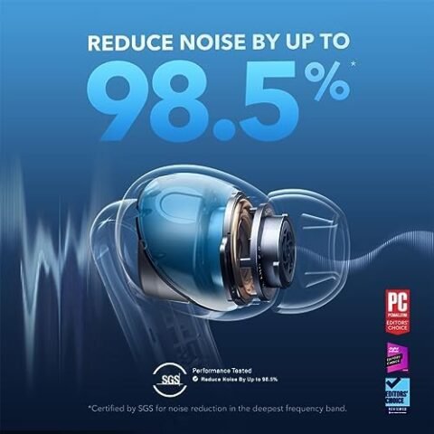 Soundcore Anker Liberty 4 NC a 59,99€ (-33%): cancelación de ruido 98,5%