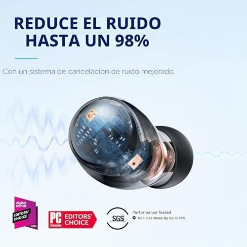 Soundcore Space A40 a 49,99€ (-50%): los auriculares con cancelación de ruido que hacen que el mundo desaparezca