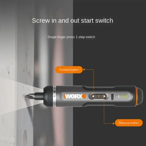 WORX WX242 Destornillador Eléctrico a 45,99 € (-52%): mini, inalámbrico y 30 puntas