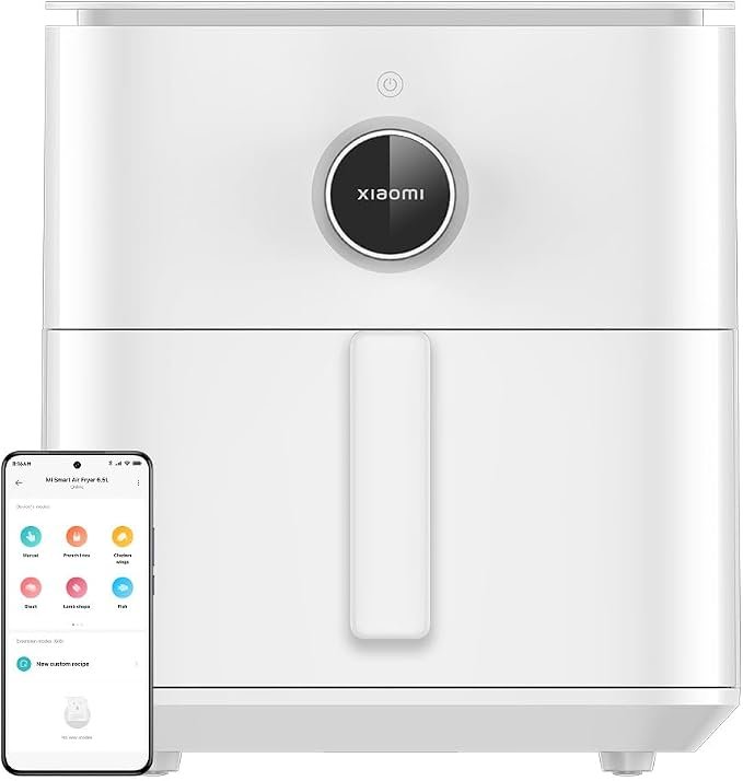 Xiaomi Smart Air Fryer 6.5L a 69,99€ (-46%): cocción por convección 360° y control por voz