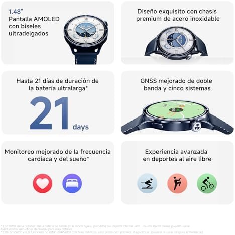 Xiaomi Watch S5 46 mm a 168,99 € (-30%): mínimo histórico con 21 días de batería