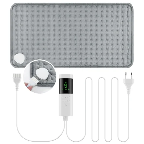 Almohadilla Calefactora Eléctrica 30x60cm a 16,39 € (-50%): 9 niveles y temporizador para el frío