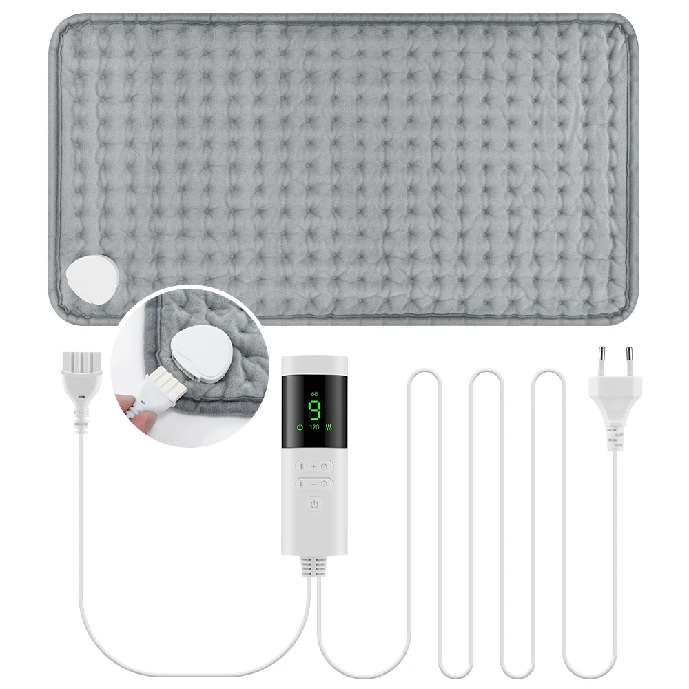 Almohadilla Calefactora Eléctrica 30x60cm a 16,39 € (-50%): 9 niveles y temporizador para el frío