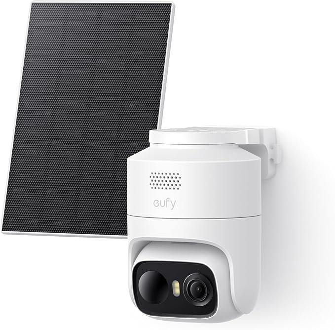 Cámara de vigilancia solar eufy C37 con IA a 64€ (-35%)