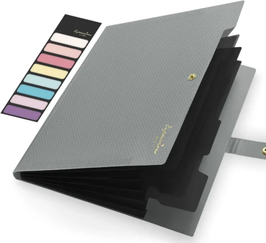 Carpeta de archivos expandible A4 por 3,91€ (-70%): organiza el cole en 5 compartimentos
