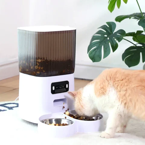 Comedero Inteligente con Cámara para Gatos a 50,99 € (-50%): raciones programadas y vídeo en directo