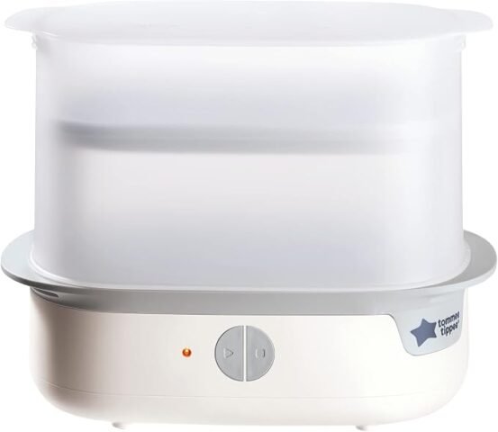 Esterilizador de vapor Tommee Tippee: seis biberones listos en 5 minutos por 42,99 €, un 32 % menos
