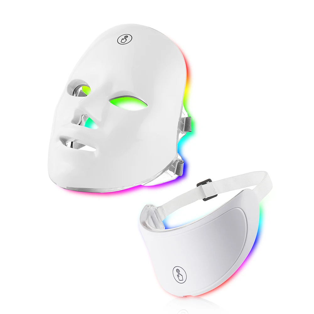 Mascarilla facial LED foreverlily a 18,99€ (-51%): terapia de luz roja antiedad en casa