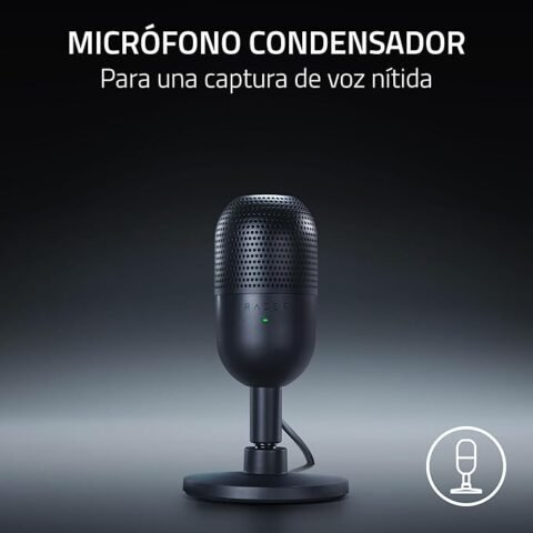 Micrófono USB Razer Seiren V3 Mini con 33% de descuento: streaming y podcast por 39,99 €