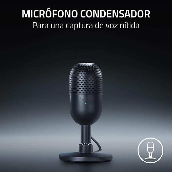 Micrófono USB Razer Seiren V3 Mini con 33% de descuento: streaming y podcast por 39,99 €