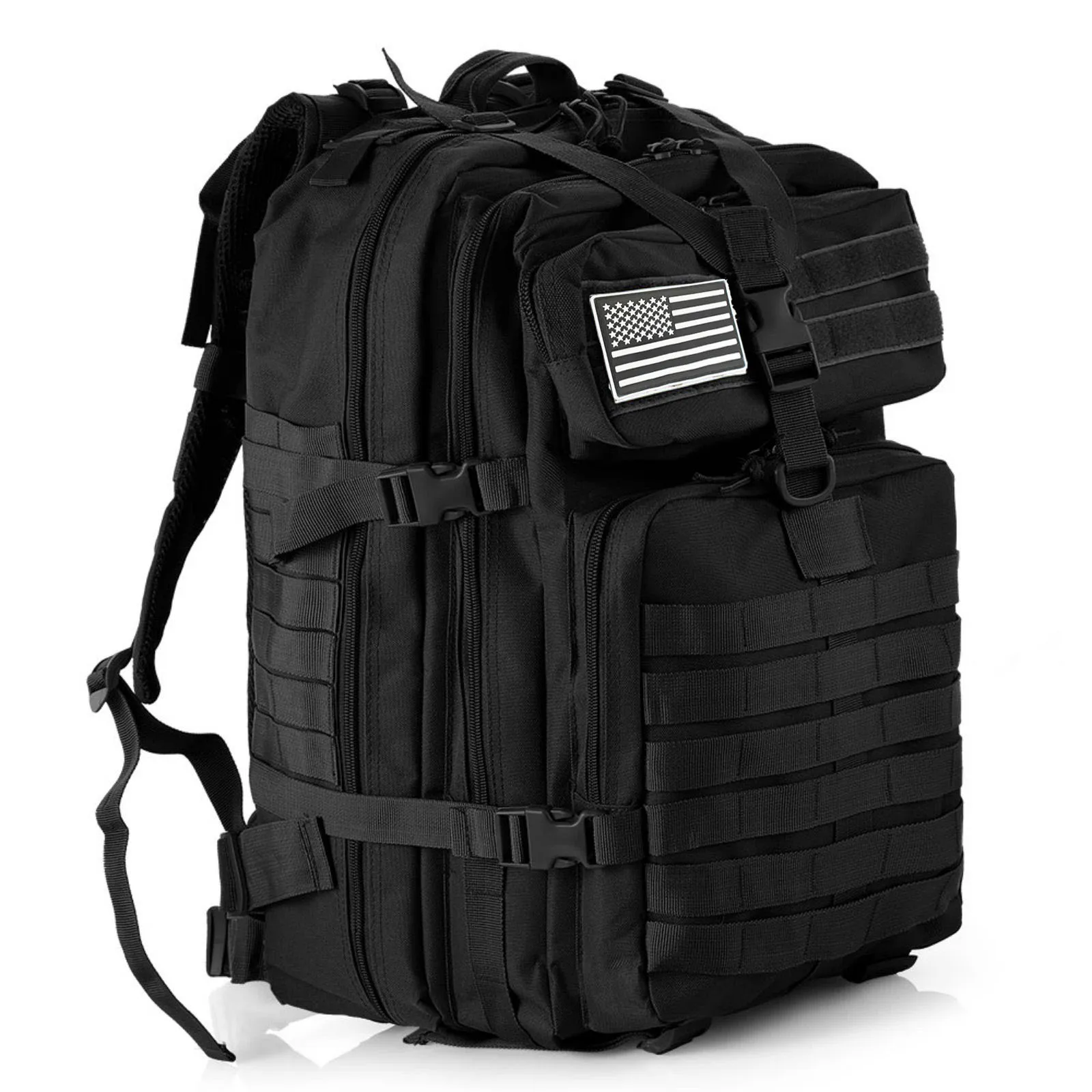 Mochila táctica Thuram 25L/50L a 20,59 € (-49%): nylon impermeable para trekking y camping