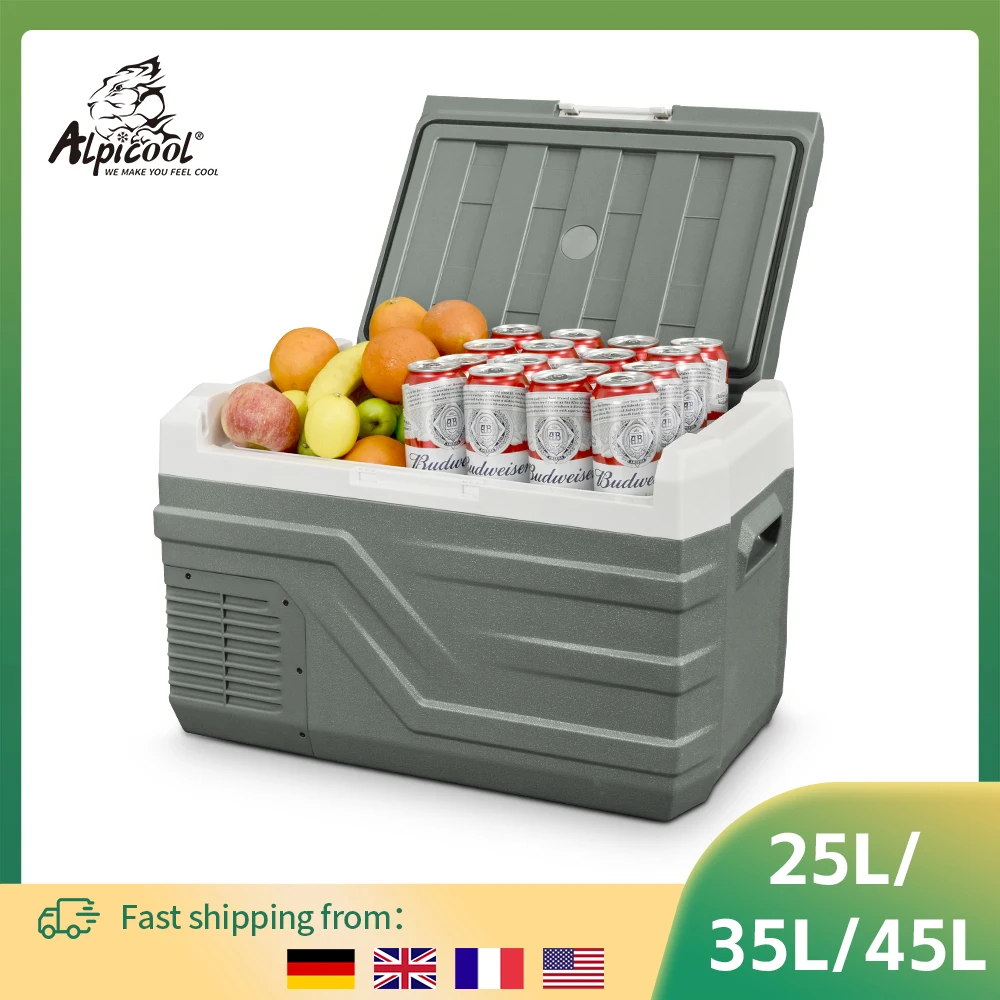 Nevera portatil Alpicool 35L a 126,39€ (-35%): frio real para el coche y el camping
