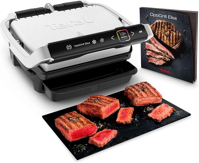 Tefal Optigrill Elite GC750D con un 33% de descuento: parrilla eléctrica por 153,47€