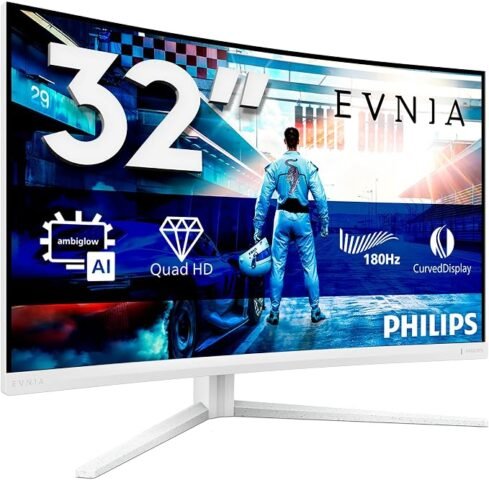 Monitor gaming Philips Evnia 32" a 189€ (-30%): 180Hz y HDR10 por menos de 200€
