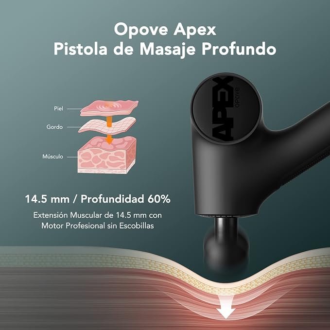 Pistola de masaje Opove Apex con -35%: ahora a 123,49€