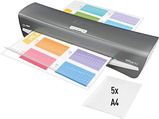 Plastificadora Leitz iLAM Office A3 a 100,68 € con un 39% de descuento