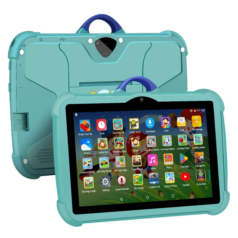 Tablet infantil BDF de 7'' Android 13 a 50,69 € (-50%): control parental y funda protectora
