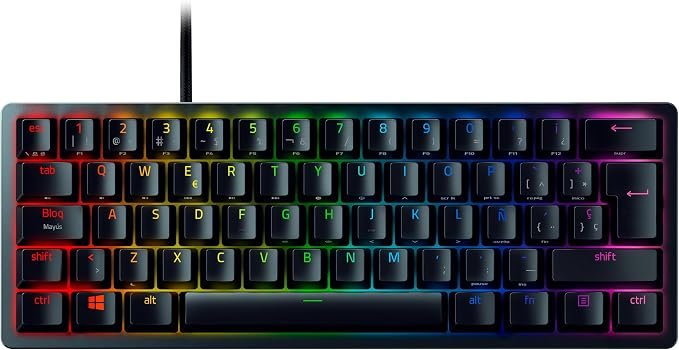 Razer Huntsman Mini con un 48% de descuento: teclado gaming compacto por 66,99€