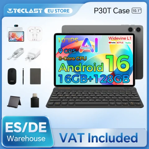 Teclast P30T: tablet 10.1'' Android con teclado y funda a 84,71€ (-24%)