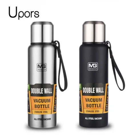 Termo Térmico UPORS de Acero Inoxidable a 15,59 € (-53%): frío 36h y calor 24h