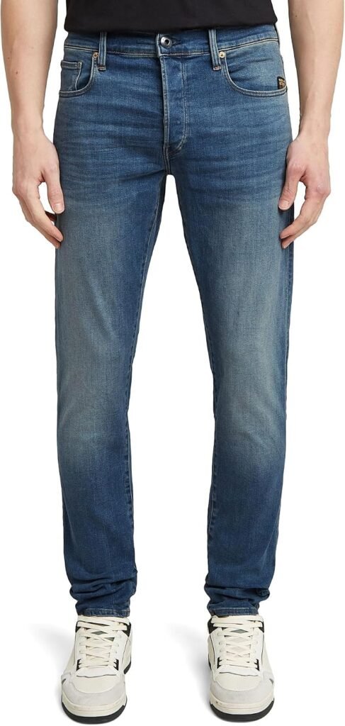 Vaqueros G-Star 3301 Slim con 40% de descuento: denim clásico de cinco bolsillos