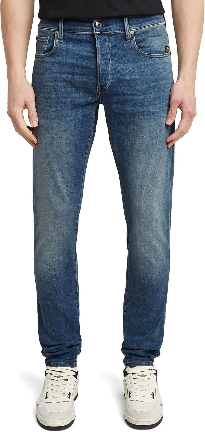 Vaqueros G-Star 3301 Slim con 40% de descuento: denim clásico de cinco bolsillos