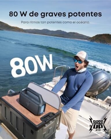 Altavoz Bluetooth Soundcore Boom 2 a 84,99€: 80W, resistente al agua y un 35% de descuento