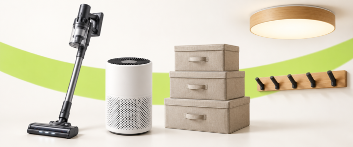 Ofertas de hogar: productos para ordenar, limpiar y mejorar el aire en casa