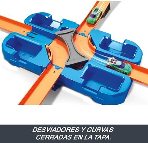 Hot Wheels Track Builder Caja de Acrobacias Deluxe por 32€: pista con looping a -43%